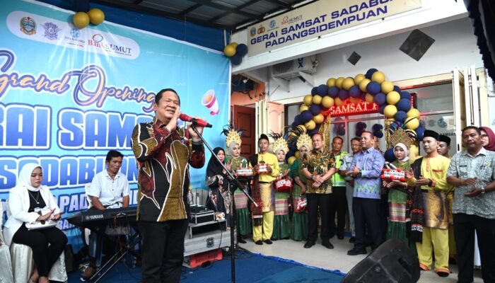 Wali Kota P. Sidimpuan Resmikan Gerai Samsat Sadabuan