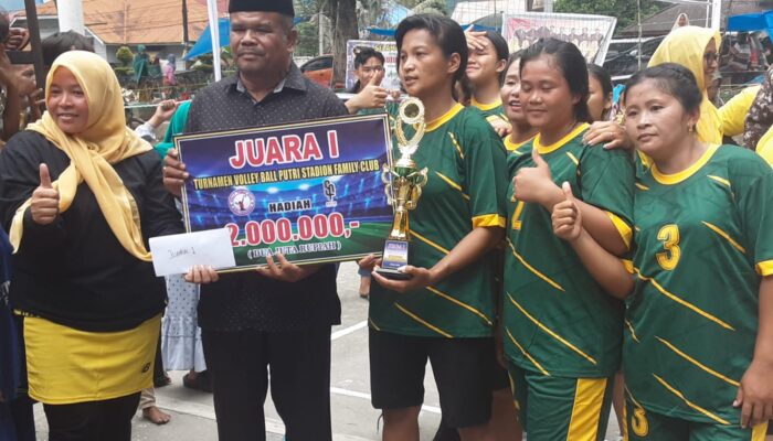 Leuser Kampiun Turnamen Bola Voli Putri Se-Agara