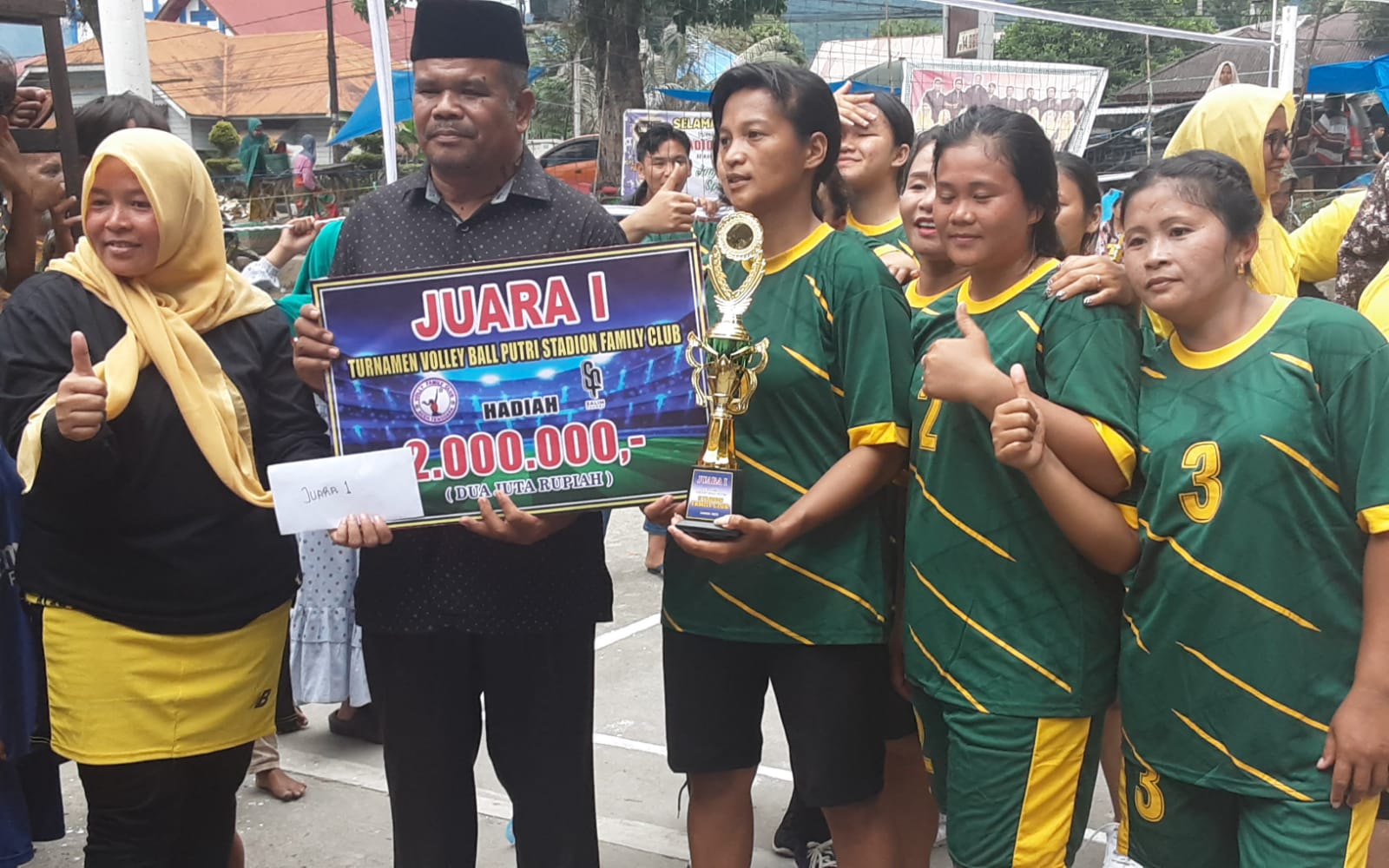 Leuser Kampiun Turnamen Bola Voli Putri Se-Agara