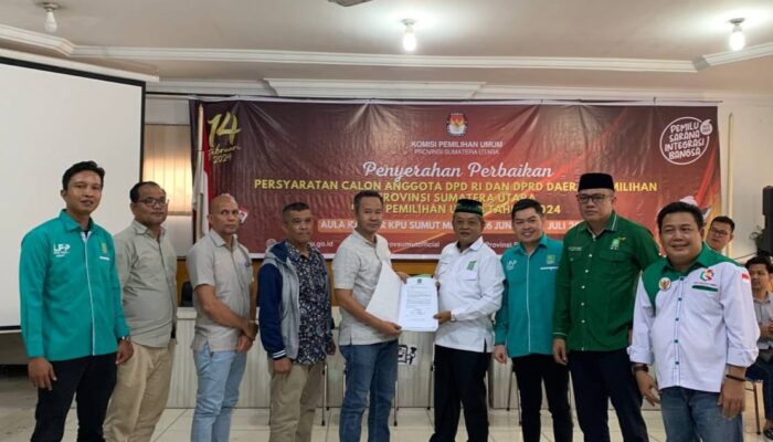 Berkas Perbaikan Syarat  Administrasi Bacaleg  PKB Sumut Diterima KPU  