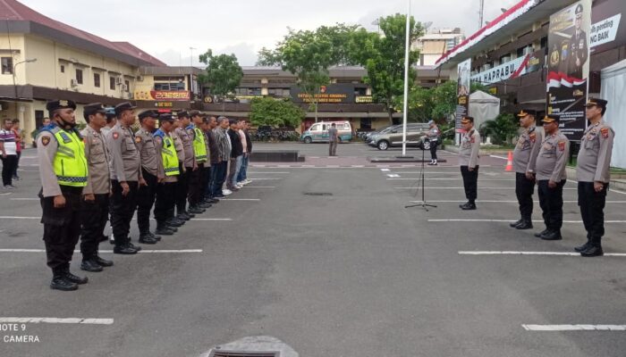 Polrestabes Medan Gelar Sispamkota Antisipasi Begal Dan Geng Motor