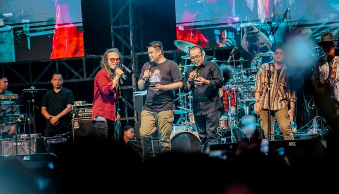Puncak Hari Jadi Ke-433 Kota Medan, Ipang Lazuardi & Godbless Hibur Ribuan Masyarakat