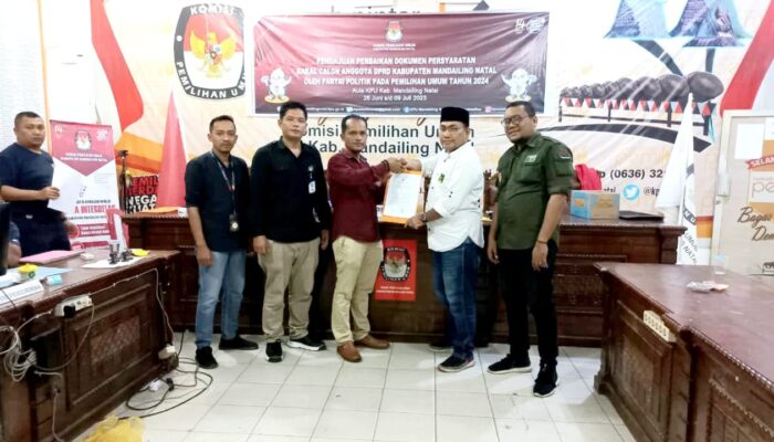 KPUD Terima Berkas Perbaikan Bacaleg PPP Madina