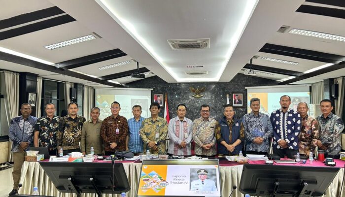 Pj. Bupati Aceh Utara Ikuti Evaluasi Itjen Kemendagri