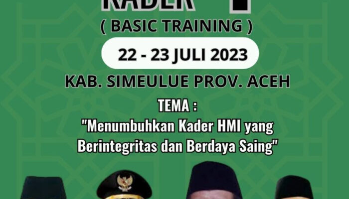 28 Mahasiswa STIT Simeulue Pelatihan Kader HMI