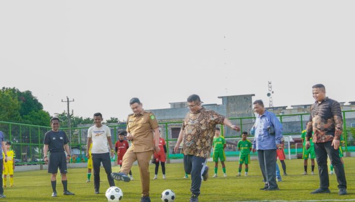 Bobby Nasution Resmikan Lapangan Gajah Mada, Wujudkan Generasi Muda Berkualitas & Berprestasi