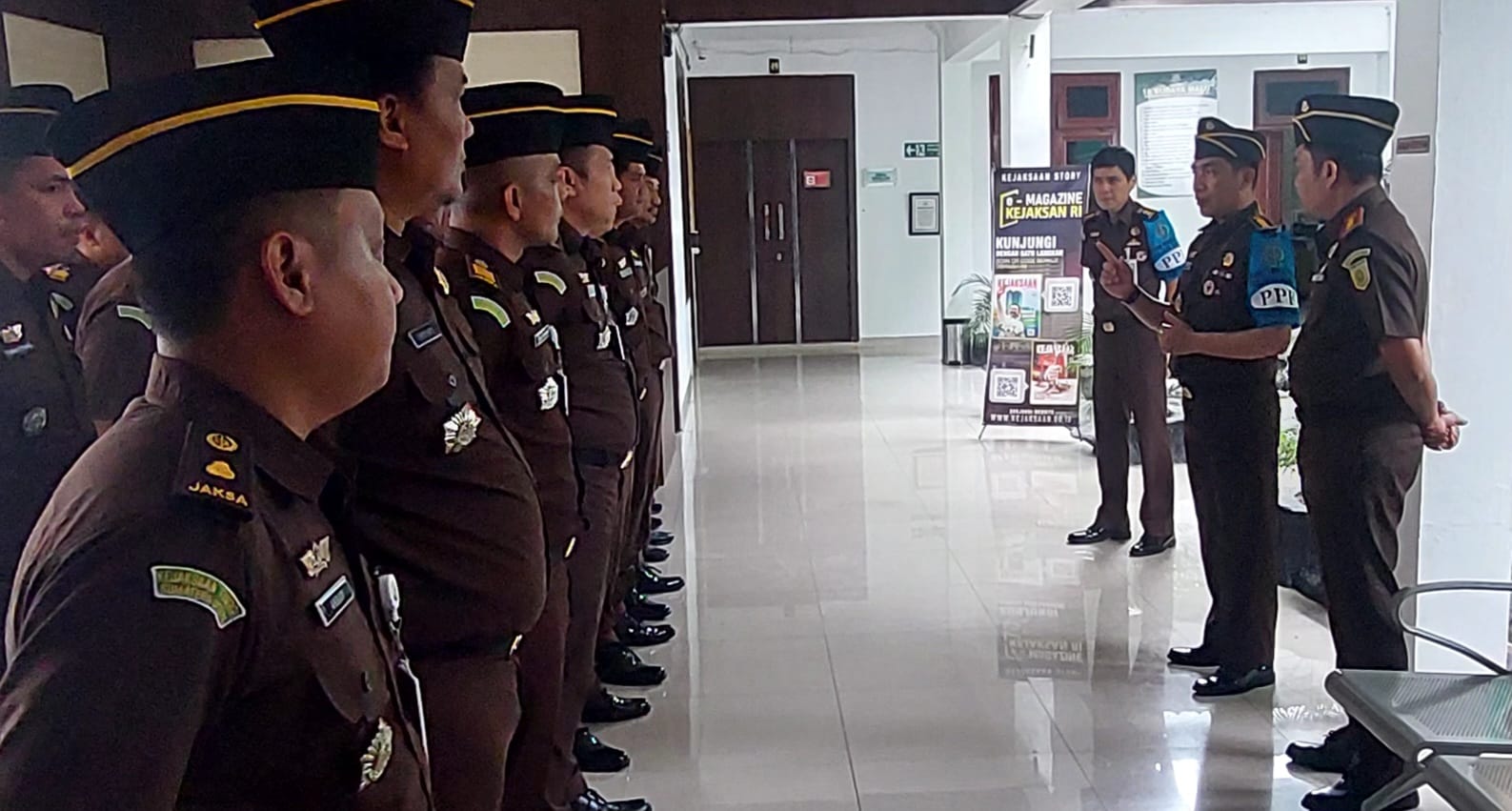 Sambut HBA Ke-63, Tim Aswas Lakukan Monitoring Pekan Tertib Disiplin Kejati Sumut 2023