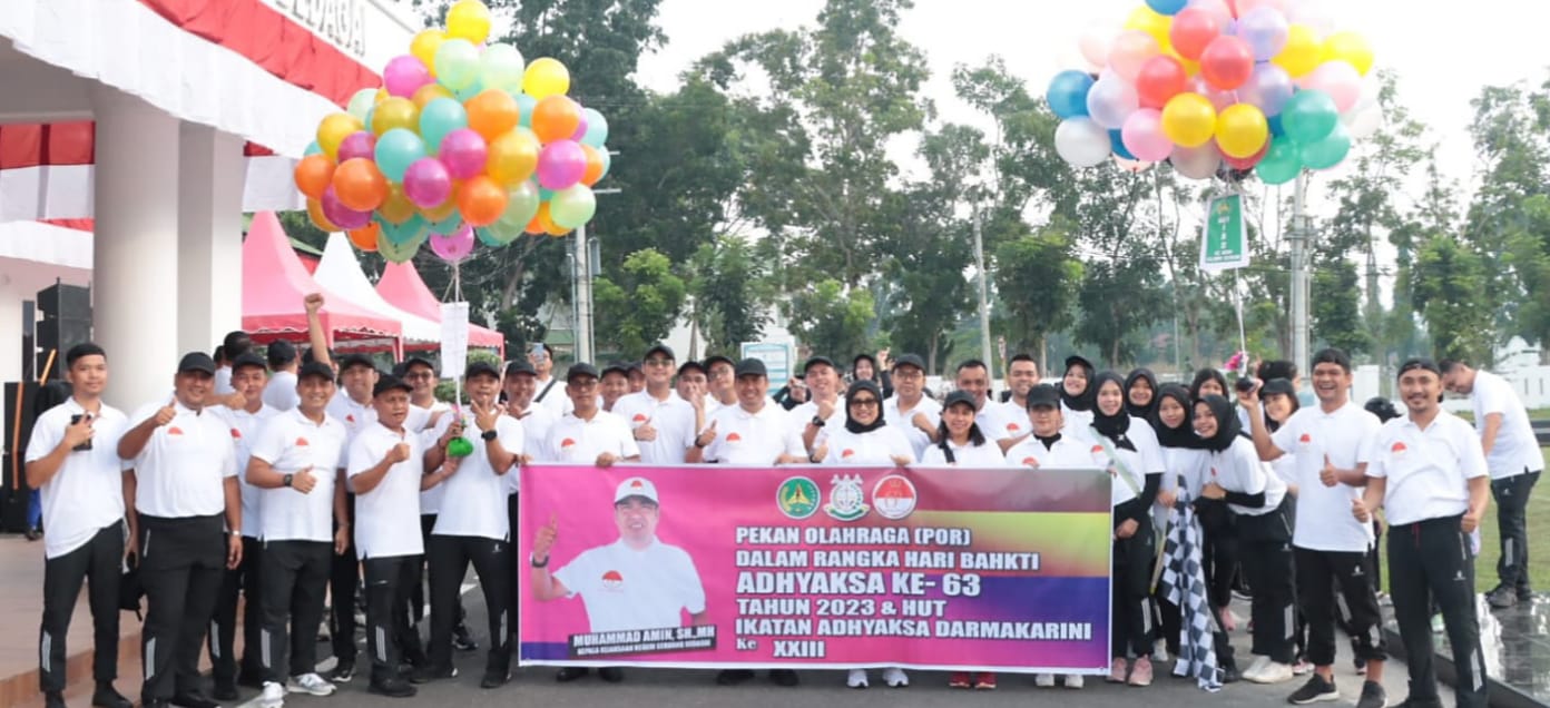 Sambut HBA Dan IAD, Kejari Sergai Gelar Pekan Olahraga