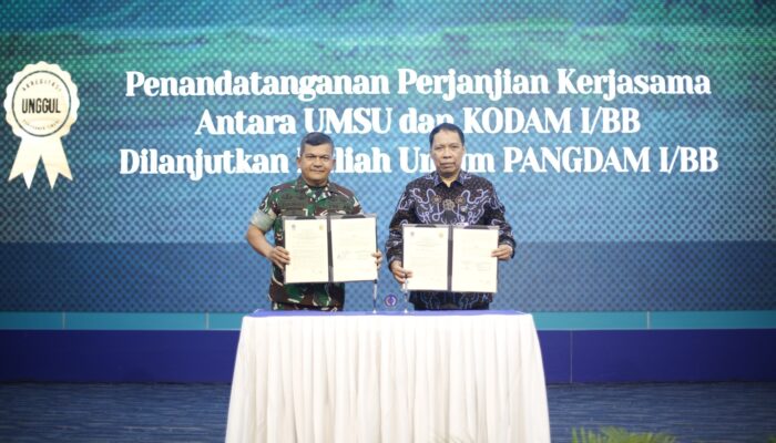 UMSU-Kodam I/BB Teken MoA, Pangdam Beri Kuliah Umum