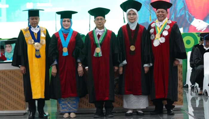 Tiga Guru Besar USU Dikukuhkan