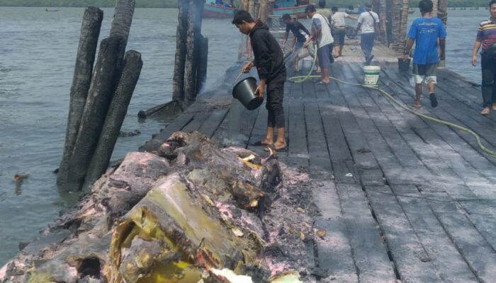 Lagi, Tangkahan Ikan Ludes Terbakar Di Gabion Belawan