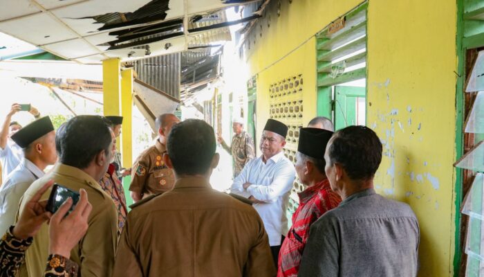 Pemkab Sergai Akan Kembali Bangun Sekolah Al Washliyah Yang Terbakar