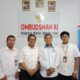Pertemuan Kepala Kanwi I KPPU, Ridho Pamungkas yang didampingi Kabid Penegakan Hukum, Hardianto dengan Kepala Perwakilan Ombudsman Sumut, Abyadi Siregar di Kantor Ombudsman, Senin (17/7).