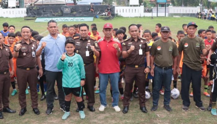 Kejari Sergai Gelar Turnamen Sepakbola U12 Diikuti 24 Tim