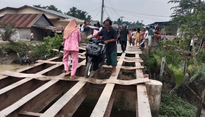 Jembatan Rusak Di Bandar Khalipah Makan Korban Jiwa