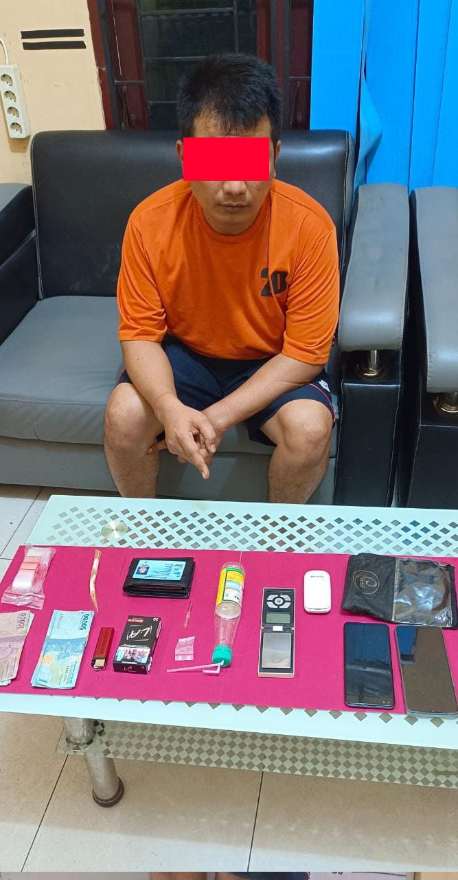 Polres L. Batu Ciduk Tersangka Bandar Sabu Aek Nabara