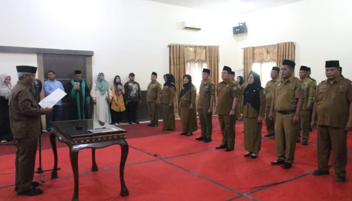 Plt. Bupati Palas Lantik 27 Pejabat Eselon III, IV