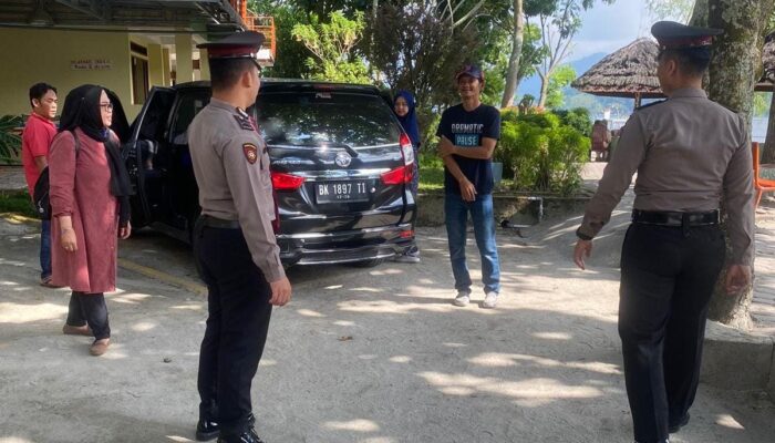 Polres Simalungun Giat Rutin Amankan Destinasi Wisata Danau Toba