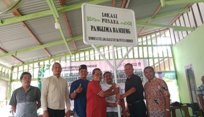 Raja Stabat Dan FBS Unimed Wujudkan Desa Wisata Seni Dan Budaya