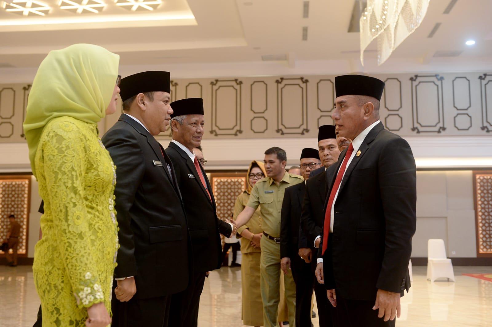 Gubsu Kembali Lantik Pejabat