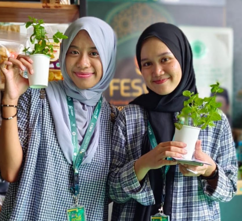 Daun Mint Dari Urban Farm MUI Sumut Populer Di Ajang Fesyar BI