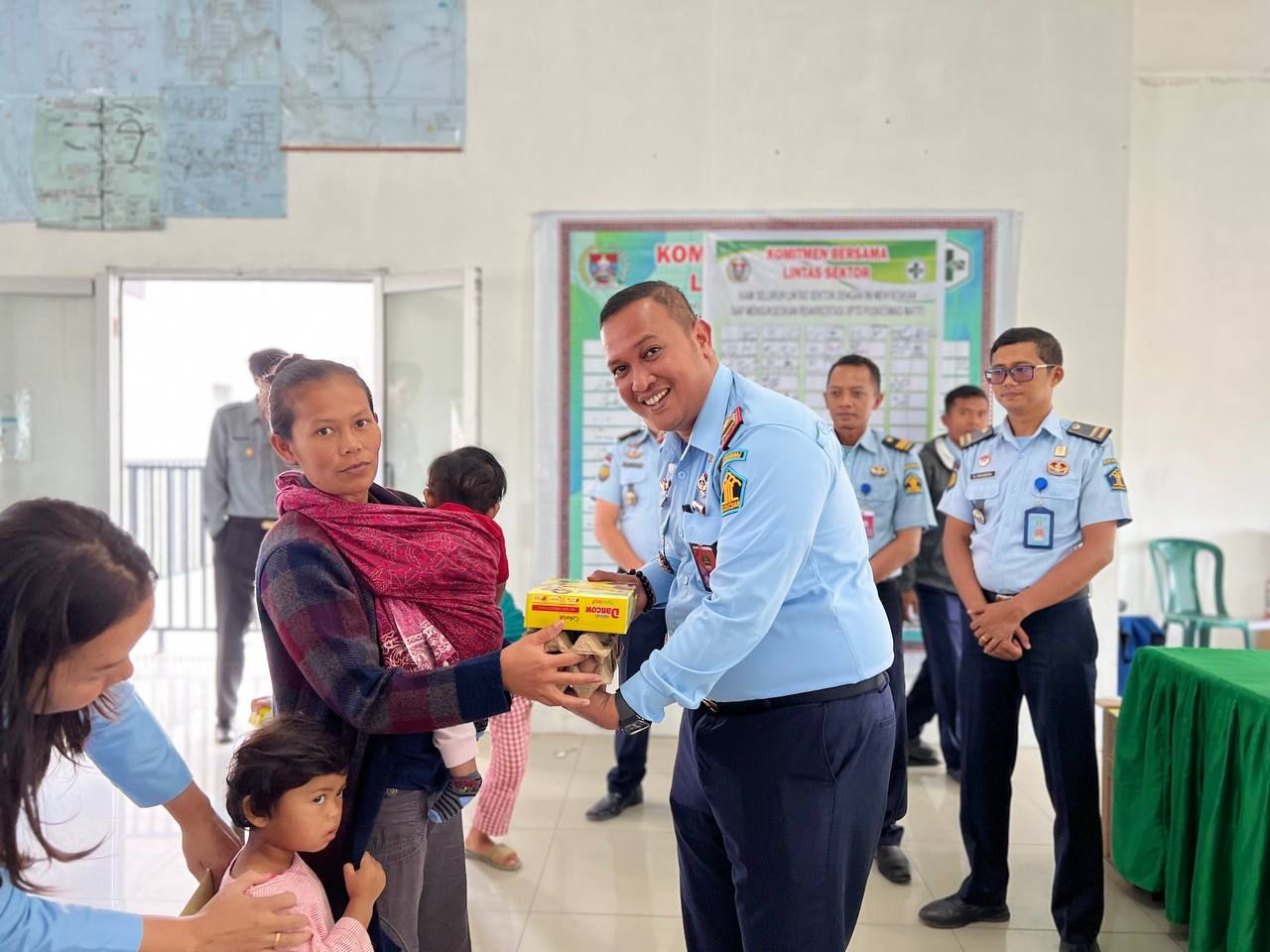 HDKD-78, Rutan Kelas IIB Humbahas Baksos Pengentasan Stunting