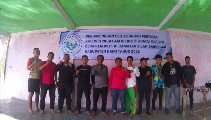 Tim Dosen FIK Unimed Latih Lifeguard Objek Wisata Pantai Bahari