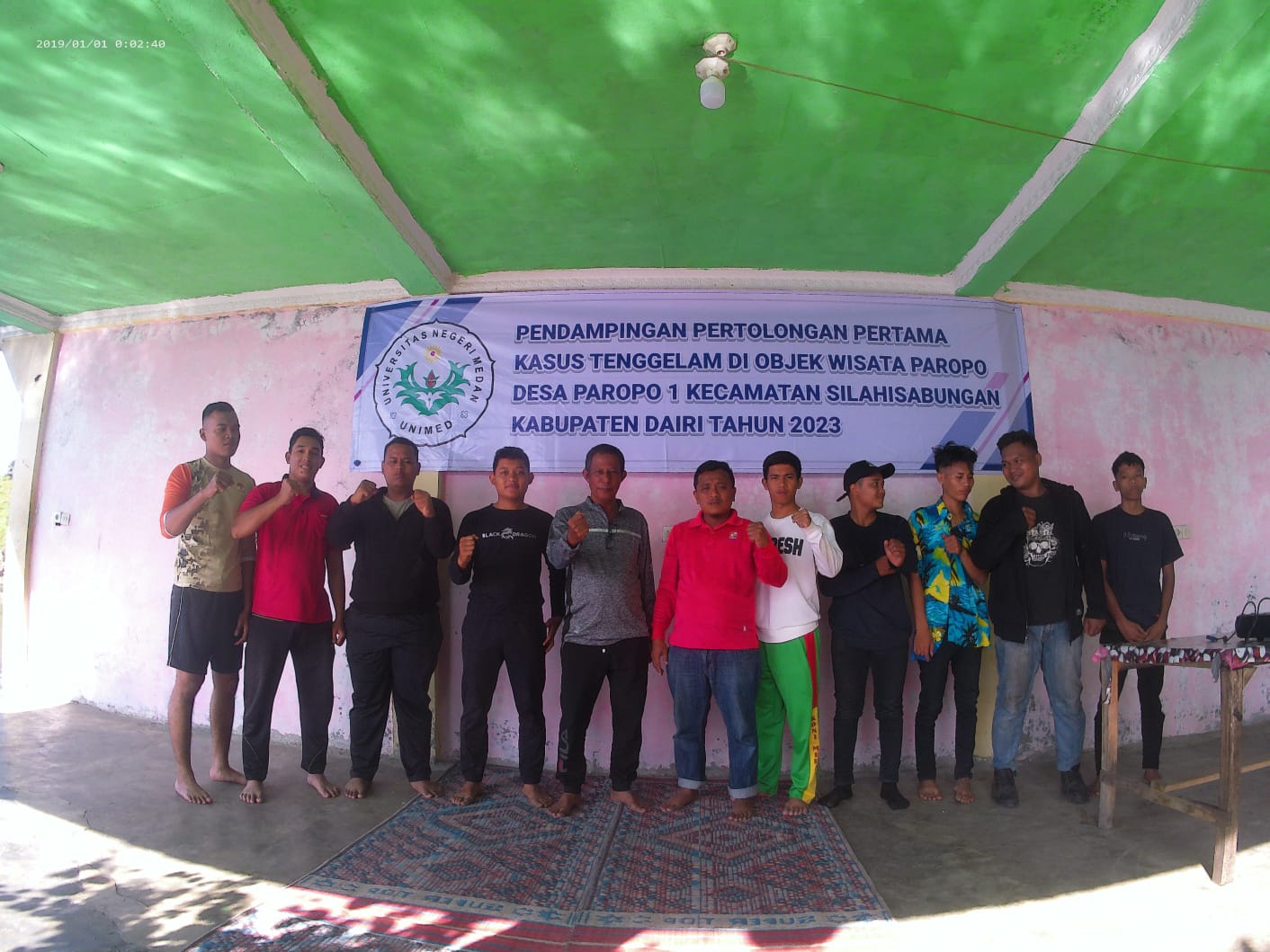 Tim Dosen FIK Unimed Latih Lifeguard Objek Wisata Pantai Bahari