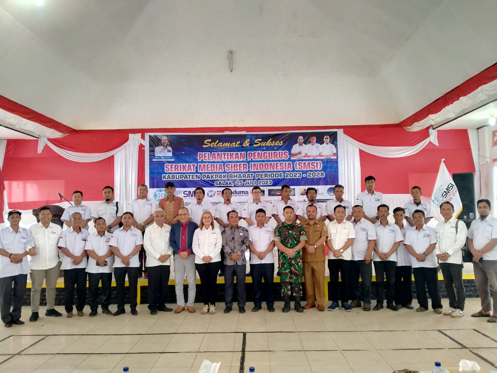 Bupati Dan Forkopimda Apresiasi Pelantikan Pengurus SMSI Pakpak Bharat