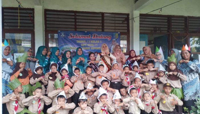UPT SDN 11 Perkebunan Sipare-pare Sambut Siswa Baru Dengan Suasana Menyenangkan