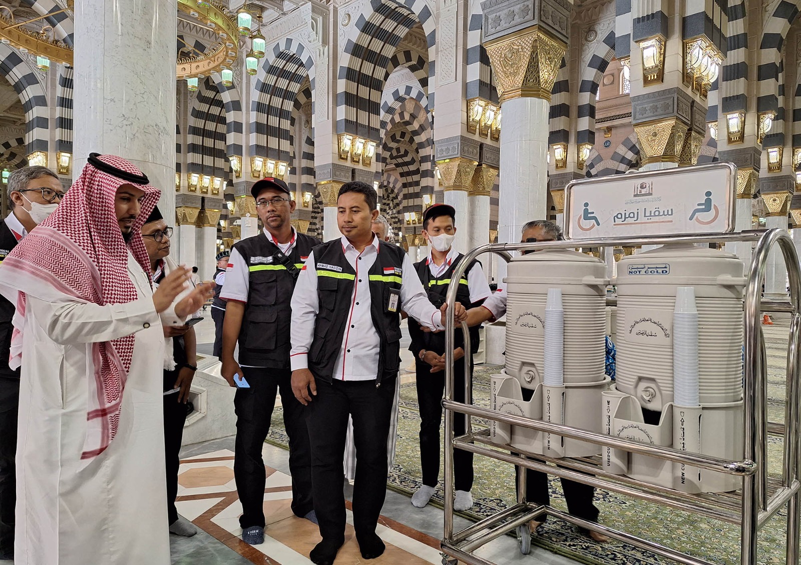 Jemaah Habiskan 200 Ton Air Zamzam Per Hari Di Masjid Nabawi