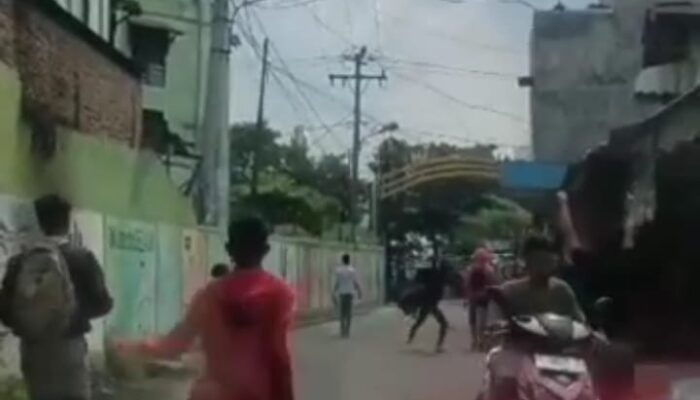 Tawuran Pelajar Di Jalan Garu II Resahkan Warga