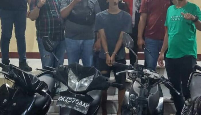Polres P. Siantar Ringkus Tersangka Curanmor