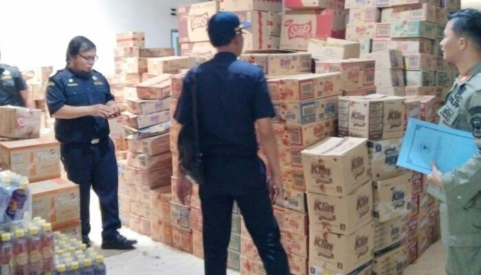 Satpol PP Bersama Bea Dan Cukai Operasi Peredaran Rokok Ilegal