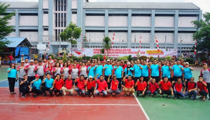 Meriahkan HDKD Ke 78 Tahun, Lapas I Medan Gelar Pekan Olahraga