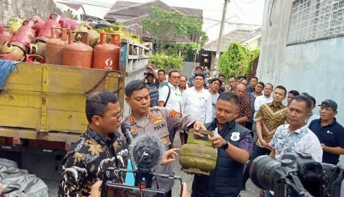 Pangkalan Gas Oplosan Medan Sunggal Digerebek Setelah 6 Bulan Beroperasi