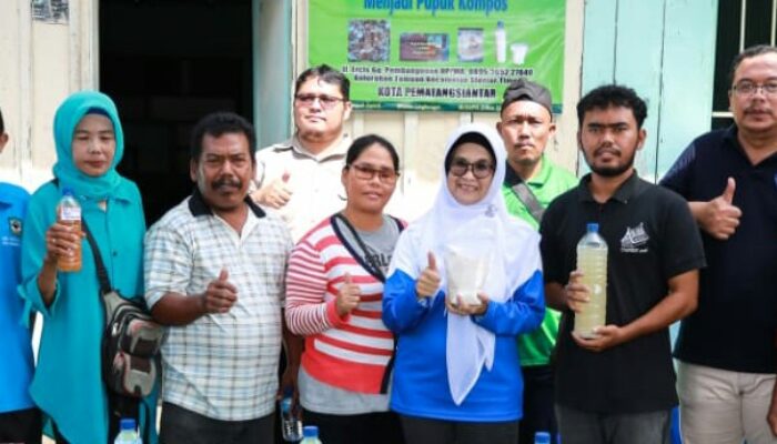 Diapresiasi, Terobosan Anak Muda P. Siantar Olah Cangkang Jadi Pupuk