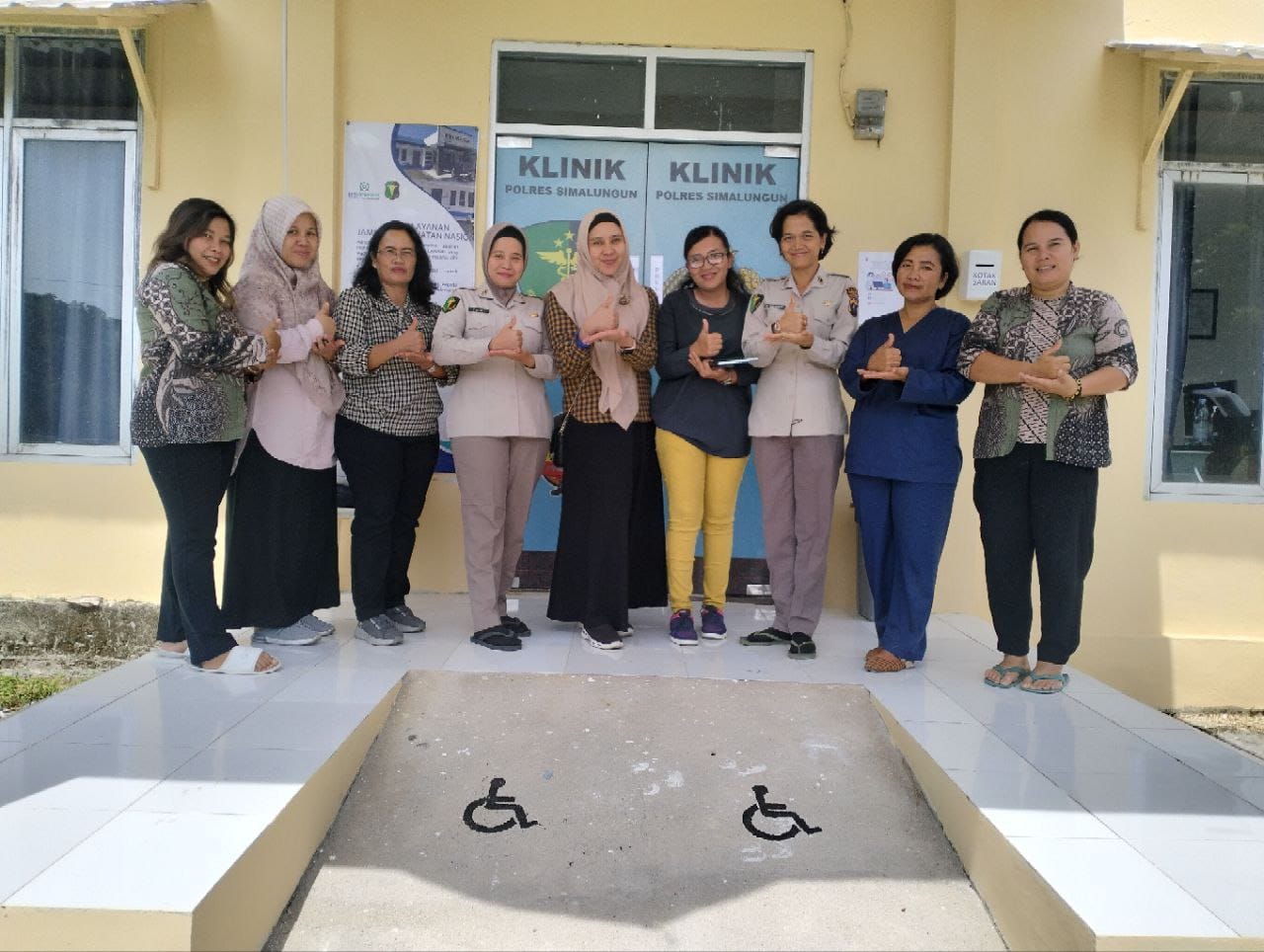 Tim BPJS Kesehatan Kredensialing Klinik Polres Simalungun