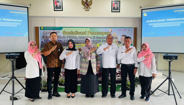 BPSIP Gelar Sosialisasi Penerapan Standar Produk Pertanian Di Sumut Yang Bermutu Dan Berdaya Saing
