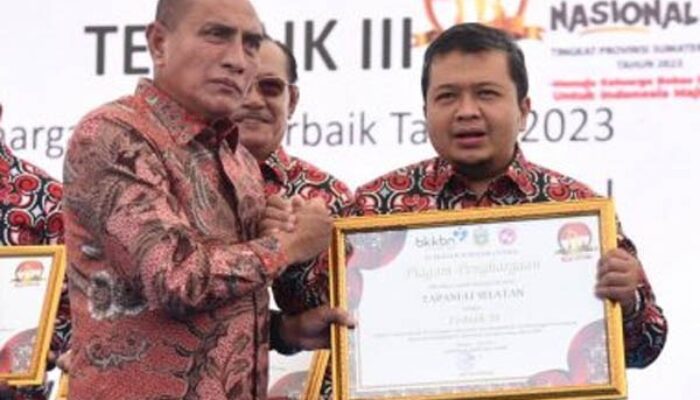 Tapsel Raih 4 Penghargaan Harganas Ke-30 Tingkat Provinsi Sumut 2023