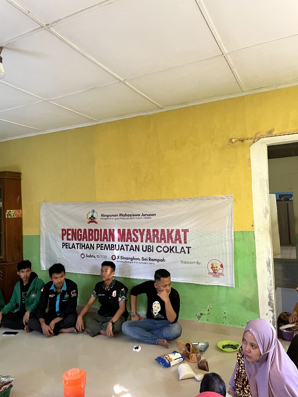 Ganjar Milenial Dukung Kegiatan Pelatihan Pembuatan Ubi Cokelat di Serdang Bedagai