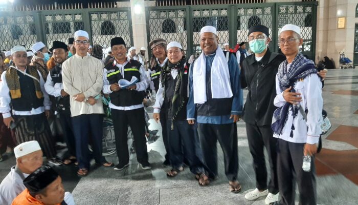 Ketua Kloter BTH33 Bersyukur Kunjungan Jamaah Haji Ke Raudhah Lancar