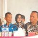 KALAPAS Kelas I Medan, Maju A Siburian (kanan) saat menghadiri kegiatan bakti sosial pengentasan stunting, Jumat (28/7). Waspada/ist