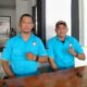 KETUA DPD Bakornas GMDM Kota Medan Ahmad Rizal didampingi Sekretaris Johan Merdeka. Waspada/Andi Aria Tirtayasa