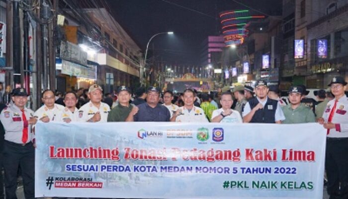Launching Zonasi PKL, Upaya Pemko Medan Ciptakan Kenyamanan Dan Estetika Kota