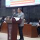 JURU BICARA F-PKS DPRD Sumut, Ahmad Hadian, dalam pemandangan umum fraksi terhadap P-APBD 2023, di ruang dewan, Kamis (13/7). Waspada/Ist