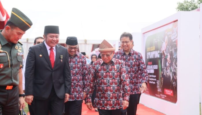 Hadiri Peringatan Harganas Ke-30 Di Banyuasin, Wapres: Keluarga Kunci Cegah Stunting