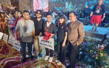 Jhon Kenedy Nadeak dan Dwarna Juara Pertama Festival Mangardang 2023