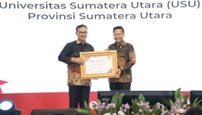 USU Raih Penghargaan Perguruan Tinggi Peduli Kependudukan