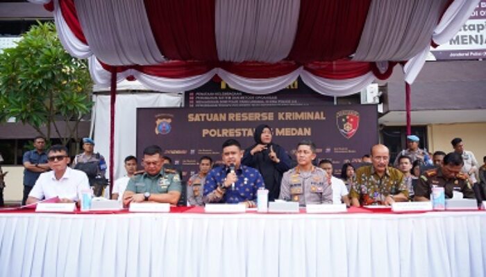 Bobby Nasution Apreasiasi Polrestabes Medan Tembak Mati Begal Sadis